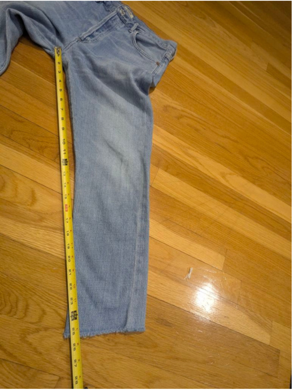 Citizens of Humanity Liya Jeans Blue Straight Leg Size 27 - Picture 11 of 14